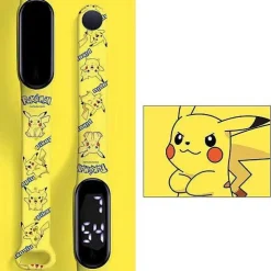 Pkm.store Sonstiges Merchandise-Pokemon Pikachu Elektronische Armbanduhr Mit Digital Anzeige