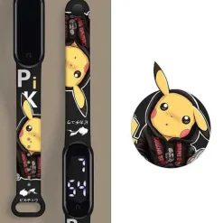 Pkm.store Sonstiges Merchandise-Pokemon Pikachu Elektronische Armbanduhr Mit Digital Anzeige