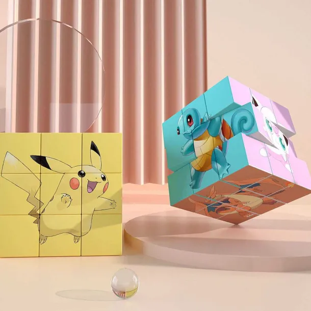 Pkm.store Pokemon Spielzeug-Pokemon Pikachu, Enton U. A. Zauberwurfel