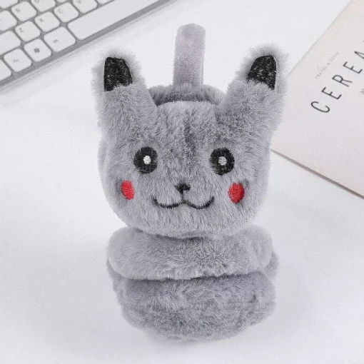 Pkm.store Herbst & Winter-Pokemon Pikachu Flauschige Ohrenwarmer Fur Kalte Tage