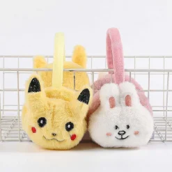 Pkm.store Herbst & Winter-Pokemon Pikachu Flauschige Ohrenwarmer Fur Kalte Tage
