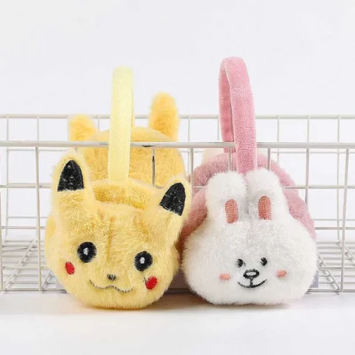 Pkm.store Herbst & Winter-Pokemon Pikachu Flauschige Ohrenwarmer Fur Kalte Tage