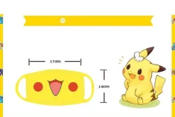 Pkm.store Sommer-Pokemon Pikachu Gesichtsmaske / Cosplay Baumwolle