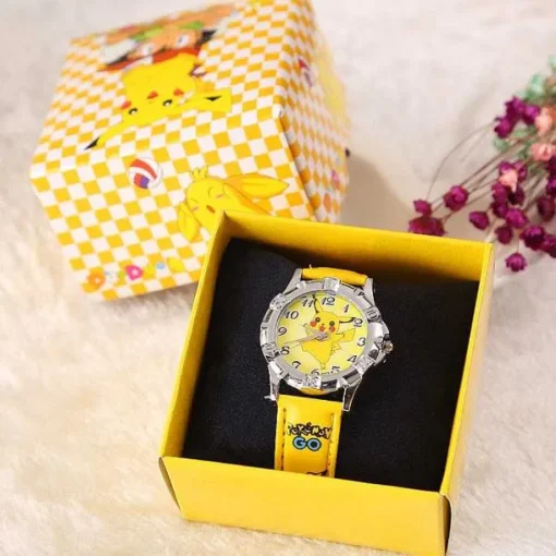 Pkm.store Uhren Und Wecker-Pokemon Pikachu Go Kinder Armband Uhr