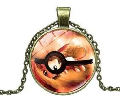 Pkm.store Pokemon Schmuck-Pokemon Pikachu Halskette Mit Anhanger (Viele Motive)