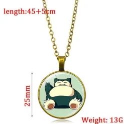 Pkm.store Pokemon Schmuck-Pokemon Pikachu Halskette Mit Anhanger (Viele Motive)