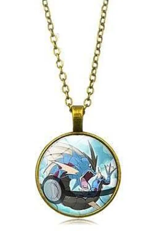 Pkm.store Pokemon Schmuck-Pokemon Pikachu Halskette Mit Anhanger (Viele Motive)