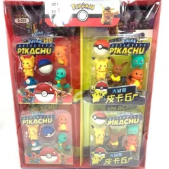 Pkm.store Sonstiges Merchandise-Pokemon Pikachu 3In1 Radiergummi Set (Zufallige Auswahl)