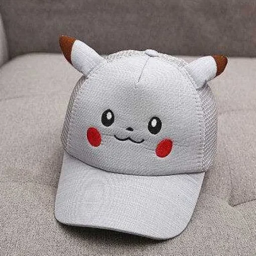 Pkm.store Pokemon Mützen & Caps-Pokemon Pikachu Kinder Mützen Baseball Cap (4-8 Jahre)