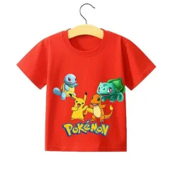 Pkm.store Sommer-Pokemon Pikachu Kinder Sommer T-Shirts In Vielen Motiven Und Grosen