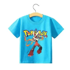 Pkm.store Sommer-Pokemon Pikachu Kinder Sommer T-Shirts In Vielen Motiven Und Grosen