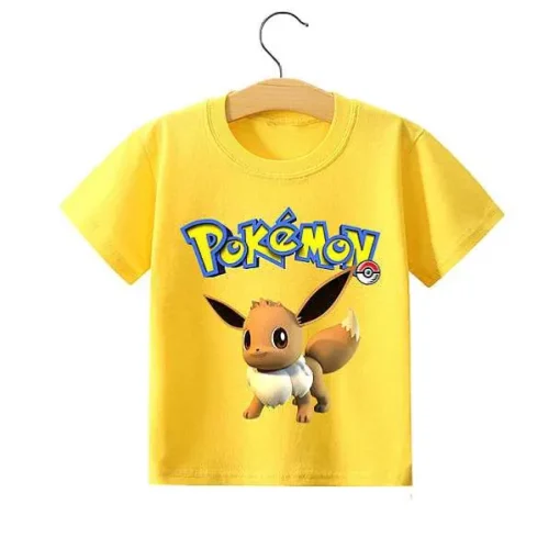 Pkm.store Sommer-Pokemon Pikachu Kinder Sommer T-Shirts In Vielen Motiven Und Grosen