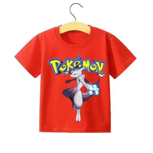 Pkm.store Sommer-Pokemon Pikachu Kinder Sommer T-Shirts In Vielen Motiven Und Grosen