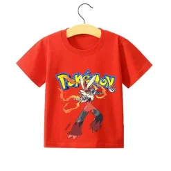 Pkm.store Sommer-Pokemon Pikachu Kinder Sommer T-Shirts In Vielen Motiven Und Grosen
