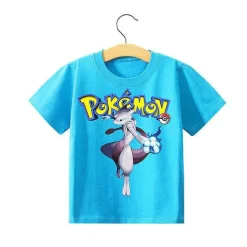 Pkm.store Sommer-Pokemon Pikachu Kinder Sommer T-Shirts In Vielen Motiven Und Grosen