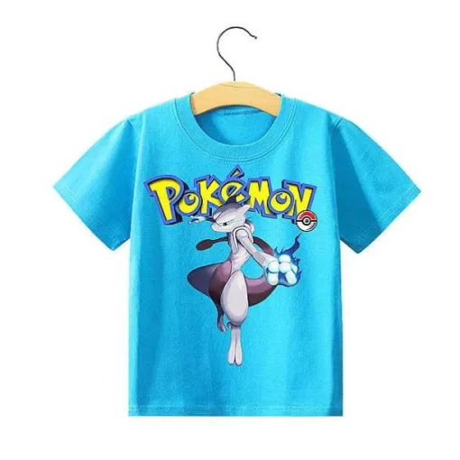 Pkm.store Sommer-Pokemon Pikachu Kinder Sommer T-Shirts In Vielen Motiven Und Grosen