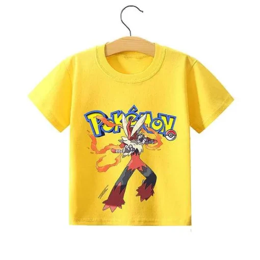 Pkm.store Sommer-Pokemon Pikachu Kinder Sommer T-Shirts In Vielen Motiven Und Grosen