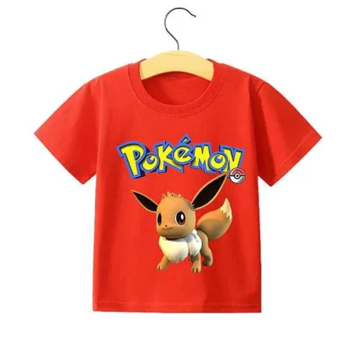 Pkm.store Sommer-Pokemon Pikachu Kinder Sommer T-Shirts In Vielen Motiven Und Grosen