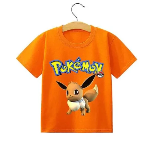 Pkm.store Sommer-Pokemon Pikachu Kinder Sommer T-Shirts In Vielen Motiven Und Grosen