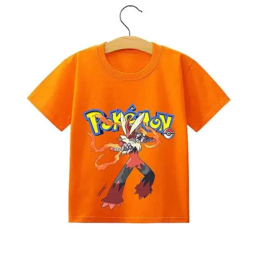 Pkm.store Sommer-Pokemon Pikachu Kinder Sommer T-Shirts In Vielen Motiven Und Grosen