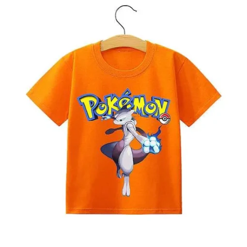 Pkm.store Sommer-Pokemon Pikachu Kinder Sommer T-Shirts In Vielen Motiven Und Grosen