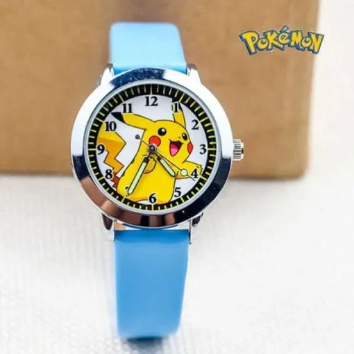 Pkm.store Uhren Und Wecker-Pokemon Pikachu Kinder Uhr In Verschiedenen Farben