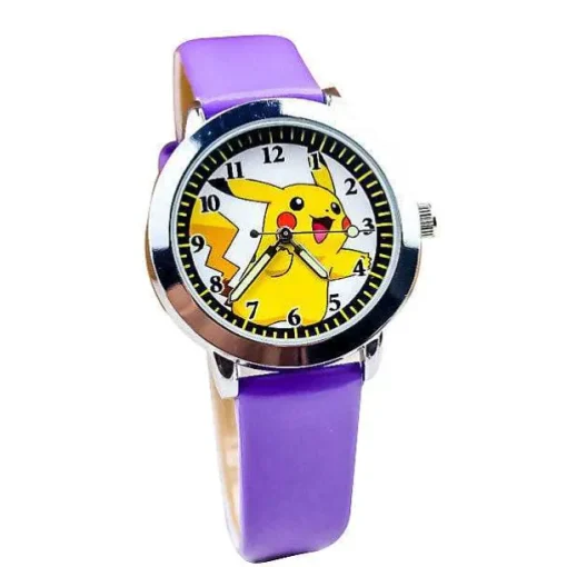 Pkm.store Uhren Und Wecker-Pokemon Pikachu Kinder Uhr In Verschiedenen Farben