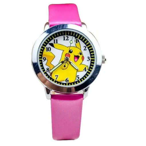 Pkm.store Uhren Und Wecker-Pokemon Pikachu Kinder Uhr In Verschiedenen Farben