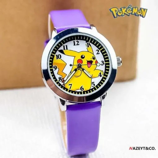 Pkm.store Uhren Und Wecker-Pokemon Pikachu Kinder Uhr In Verschiedenen Farben