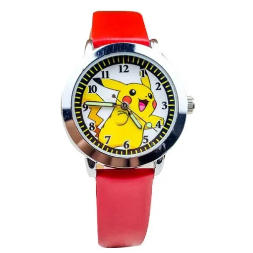 Pkm.store Uhren Und Wecker-Pokemon Pikachu Kinder Uhr In Verschiedenen Farben