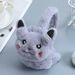 Pkm.store Herbst & Winter-Pokemon Pikachu Ohrenschutzer Warmer Fur Kinder