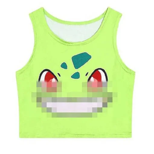Pkm.store Sommer-Pokemon Pikachu, Pummeluff, Bisasam U. A. Top, Tops, Shirt