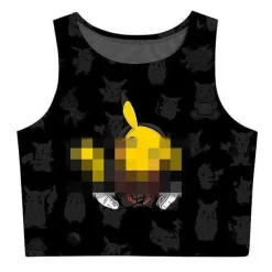 Pkm.store Sommer-Pokemon Pikachu, Pummeluff, Bisasam U. A. Top, Tops, Shirt