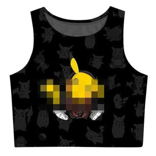 Pkm.store Sommer-Pokemon Pikachu, Pummeluff, Bisasam U. A. Top, Tops, Shirt