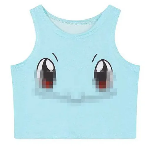 Pkm.store Sommer-Pokemon Pikachu, Pummeluff, Bisasam U. A. Top, Tops, Shirt