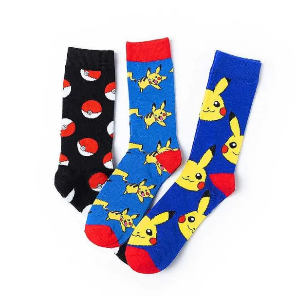 Pkm.store Sommer-Pokemon Pikachu Socken In Verschiedenen Looks