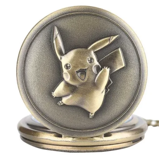 Pkm.store Uhren Und Wecker-Pokemon Pikachu Taschenuhr Im Antken Design