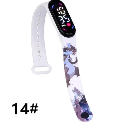 Pkm.store Uhren Und Wecker-Pokemon Pikachu U. A. Digital Armbanduhr Fur Kinder
