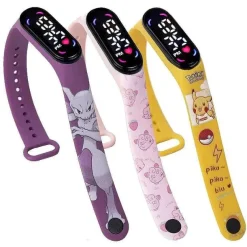 Pkm.store Sonstiges Merchandise-Pokemon Pikachu U. A. Digital Armbanduhr Fur Kinder