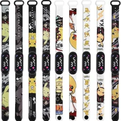 Pkm.store Sonstiges Merchandise-Pokemon Pikachu U. A. Digital Armbanduhr Fur Kinder