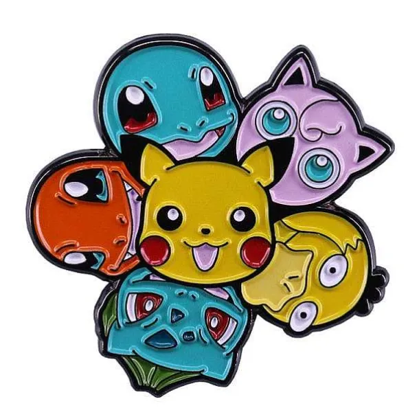Pkm.store Sonstiges Merchandise-Pokemon Pins - Anstecker (9 Motive)