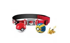Pkm.store Pokemon Spielzeug-Pokemon Poke Ball Gurtel Mit 2X Pokeball Und 1X Figur