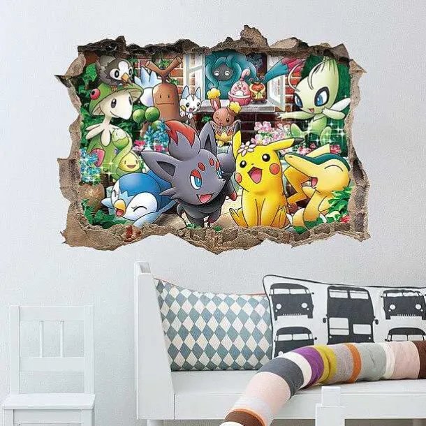 Pkm.store Sonstiges Merchandise-Pokemon Poke Trainer Wand Sticker