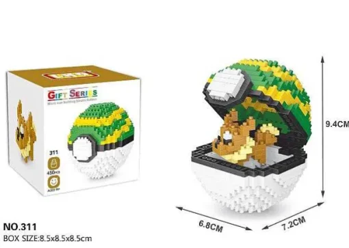 Pkm.store Pokemon Figuren-Pokemon Pokeball / Pokebälle Baustein Set