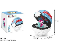 Pkm.store Pokemon Figuren-Pokemon Pokeball / Pokebälle Baustein Set