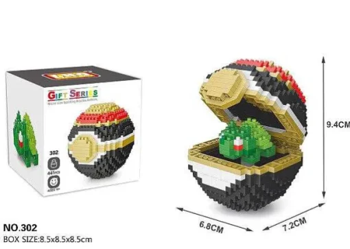Pkm.store Pokemon Figuren-Pokemon Pokeball / Pokebälle Baustein Set