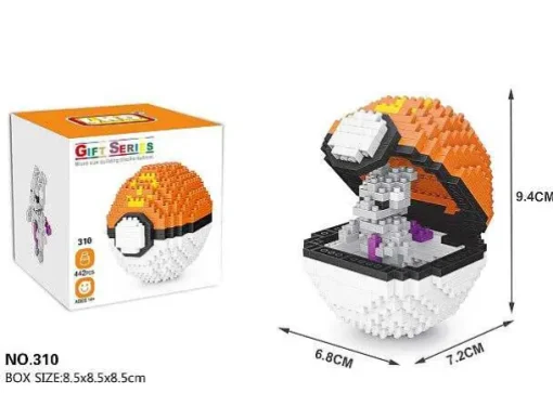 Pkm.store Pokemon Figuren-Pokemon Pokeball / Pokebälle Baustein Set