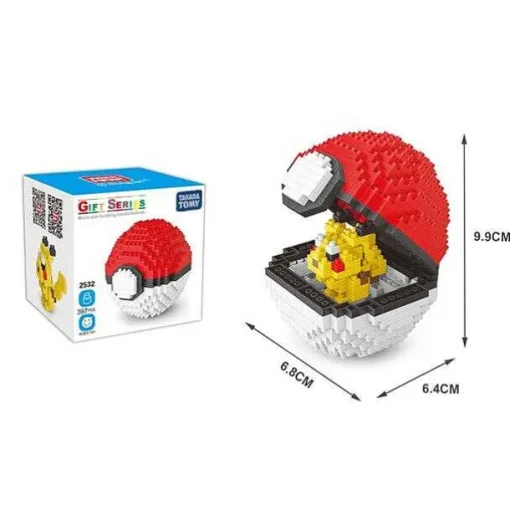 Pkm.store Pokemon Figuren-Pokemon Pokeball / Pokebälle Baustein Set
