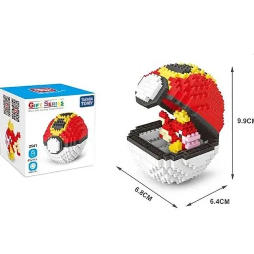 Pkm.store Pokemon Figuren-Pokemon Pokeball / Pokebälle Baustein Set