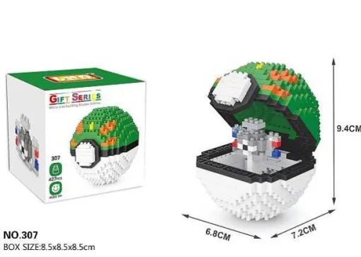 Pkm.store Pokemon Figuren-Pokemon Pokeball / Pokebälle Baustein Set